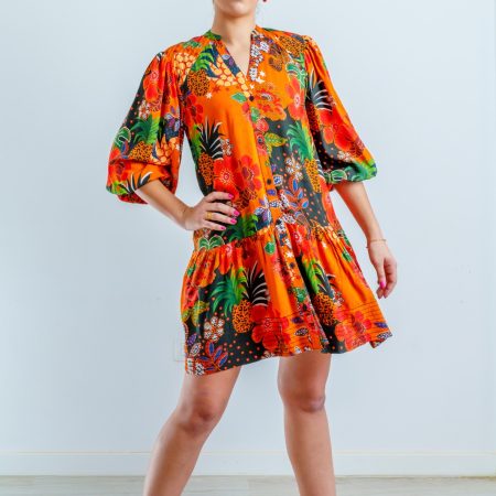 Vestido Nanda red