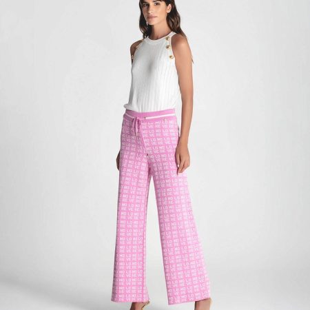 PANTALÓN JACQUARD Rosa