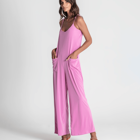 MONO CON TIRANTES ROSA